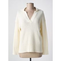 MARIA BELLENTANI - Pull blanc en polyamide - Femme - Taille 44 - Modz
