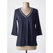 MARIA BELLENTANI - Top bleu en viscose - Femme - Taille 38 - Modz