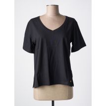 YERSE - T-shirt noir en coton - Femme - Taille 44 - Modz