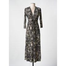 REVD'ELLE - Robe longue noir en polyester - Femme - Taille 36 - Modz