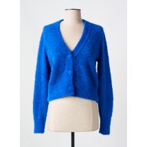 ÉTYMOLOGIE - Gilet manches longues bleu en polyester - Femme - Taille 36 - Modz
