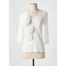 COTTONADE - T-shirt blanc en viscose - Femme - Taille 36 - Modz