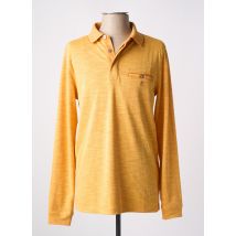 HAJO - Polo jaune en coton - Homme - Taille 4XL - Modz