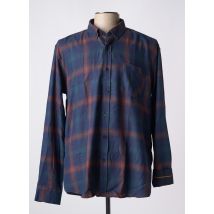 CAPTEN - Chemise manches longues bleu en coton - Homme - Taille XL - Modz