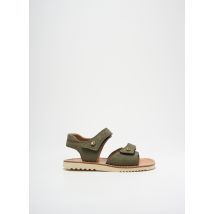 POM D'API - Sandales/Nu pieds vert en cuir - Garçon - Taille 29 - Modz