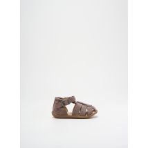 POM D'API - Sandales/Nu pieds marron en cuir - Garçon - Taille 20 - Modz