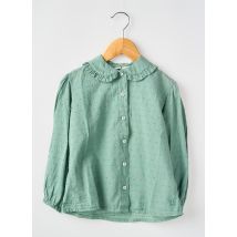 TOCOTO VINTAGE - Chemisier vert en coton - Fille - Taille TU - Modz