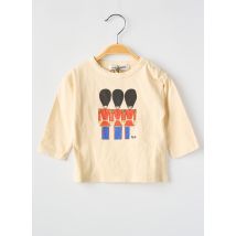 BOBO CHOSES - T-shirt beige en coton - Garçon - Taille TU - Modz