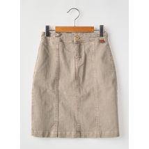 TOCOTO VINTAGE - Jupe mi-longue beige en coton - Fille - Taille TU - Modz