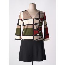 AKELA KEY - Robe courte noir en polyester - Femme - Taille 46 - Modz