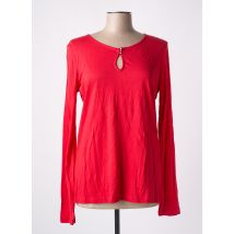 PAUL BRIAL - T-shirt rouge en coton - Femme - Taille 42 - Modz