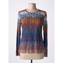 POUSSIERE D'ETOLE - T-shirt bleu en viscose - Femme - Taille 44 - Modz