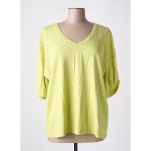 MARBLE - T-shirt vert en coton - Femme - Taille 46 - Modz