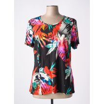 IMPULSION - T-shirt noir en viscose - Femme - Taille 44 - Modz