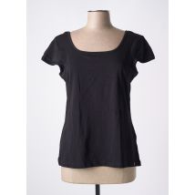 PAUL BRIAL - T-shirt noir en coton - Femme - Taille 42 - Modz
