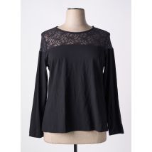 MALOKA - T-shirt noir en viscose - Femme - Taille 46 - Modz