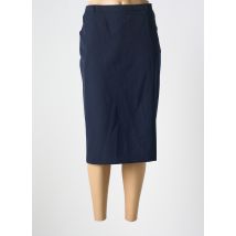 CHRISTIAN MARRY - Jupe mi-longue bleu en polyester - Femme - Taille 44 - Modz