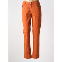 IMPULSION - Pantalon slim orange en coton - Femme - Taille 40 - Modz