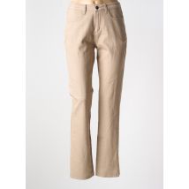 GUY DUBOUIS - Jeans coupe droite marron en coton - Femme - Taille 40 - Modz