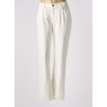 IMPULSION - Jeans coupe droite beige en coton - Femme - Taille 46 - Modz