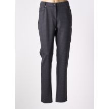 IMPULSION - Pantalon droit gris en polyester - Femme - Taille 44 - Modz