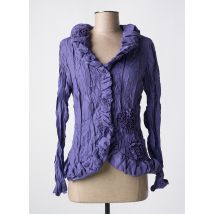 L33 - Veste casual violet en polyester - Femme - Taille 56 - Modz
