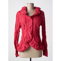 L33 - Veste casual rouge en polyester - Femme - Taille 40 - Modz