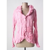 L33 - Veste casual rose en polyester - Femme - Taille 50 - Modz