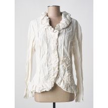 L33 - Veste casual beige en polyester - Femme - Taille 54 - Modz