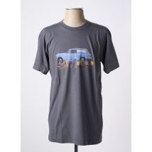 MA LOCOMOTION - T-shirt gris en coton - Homme - Taille S - Modz