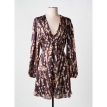 CIVICO 1 - Robe courte marron en polyester - Femme - Taille 38 - Modz
