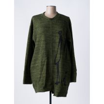 GERSHON BRAM - Pull vert en viscose - Femme - Taille 44 - Modz