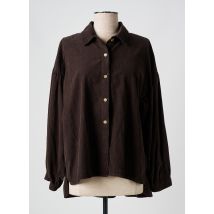 WIYA - Chemisier marron en coton - Femme - Taille TU - Modz
