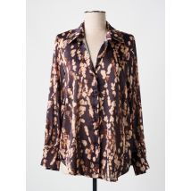 CIVICO 1 - Chemisier marron en polyester - Femme - Taille 38 - Modz