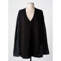 MAT FASHION - Blouse noir en coton - Femme - Taille 40 - Modz