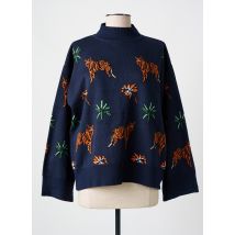 ZIBI LONDON - Pull bleu en viscose - Femme - Taille 42 - Modz