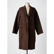 NICE THINGS - Manteau long marron en laine - Femme - Taille 38 - Modz