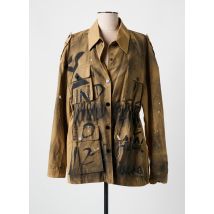 AÏKHA - Veste casual marron en coton - Femme - Taille 36 - Modz