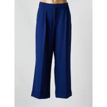 KING LOUIE - Pantalon droit bleu en polyester - Femme - Taille 44 - Modz
