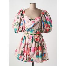 MIRIAM STELLA - Robe courte rose en coton - Femme - Taille 38 - Modz