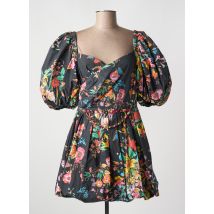 MIRIAM STELLA - Robe courte noir en coton - Femme - Taille 38 - Modz