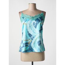 FRACOMINA - Top bleu en polyester - Femme - Taille 36 - Modz