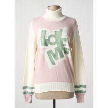 TRICOT CHIC - Pull rose en polyamide - Femme - Taille 44 - Modz