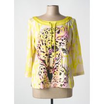 SPORTALM - Top jaune en coton - Femme - Taille 42 - Modz