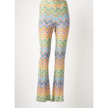 VALERIE KHALFON - Pantalon flare bleu en viscose - Femme - Taille 38 - Modz