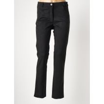 TRICOT CHIC - Pantalon slim noir en polyester - Femme - Taille 38 - Modz