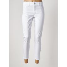 MADEMOISELLE SANS GÊNE - Pantalon 7/8 blanc en coton - Femme - Taille 36 - Modz