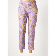 FRACOMINA - Pantalon 7/8 violet en polyester - Femme - Taille 36 - Modz