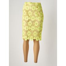 FRACOMINA - Jupe mi-longue jaune en polyester - Femme - Taille 36 - Modz