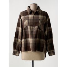CHARLIE JOE - Blouse marron en polyester - Femme - Taille 38 - Modz